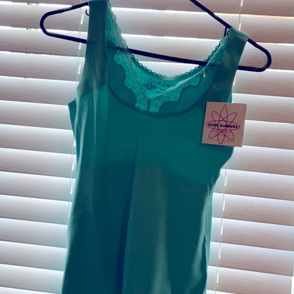 Slimming Tank/Camisole— color is more of a turquoise